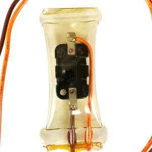 Appli Parts APBT-S8835 Bimetal Thermostat 2 Wire, Open 59 F and Close 32 F, orange and brown colored wires, Reference: BIM-8835 RO40504 Thermodisc Appli Parts APBT-S8835 Bimetal Thermostat 2 Wire, Open 59 F and Close 32 F, orange and brown colored wires, Reference: BIM-8835 RO40504 Thermodisc