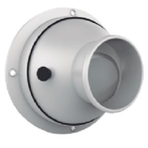 Difusor Circular Esfera de Aluminio Color Aluminio 14 in. Diametro 1 Inyeccion con Placa Ajustable DCELB14S1 Vermont