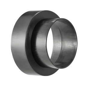 Conector Para Ducto Lambro 3"-4" O 4"-3", Plastico Negro 235 Conector Para Ducto Lambro 3"-4" O 4"-3", Plastico Negro 235