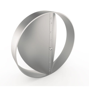 Galvanized Steel Circular Butterfly Damper 12 in CVM12 Vermont