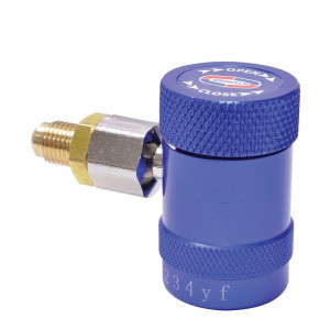 Quick Coupler R1234yf Blue/Low With 1/4" Adaptor Uniweld 90495