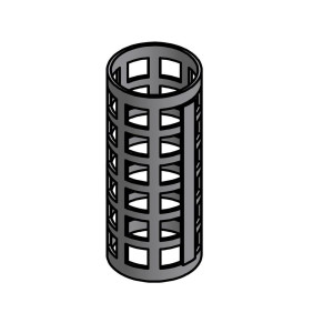 Strainer Insert for FIA 25, 32 Or 40 ( 1 in, 1-1/4 in Or 1-1/2 in), 500micra/38 Mesh 148H3129