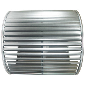 LAU Turbina aire Acondicionado Diametro 10 5/8 in. Profundidad 10 2/3 in.  Eje 1/2 in. 1400 Rpm Disco Central Concave, Acero Galvanizado LA22LA025