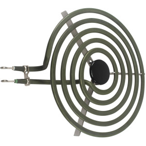 MP21YA Appli Parts Parts Surface Burner Heating Element 5 Turns, 8 in, 2100 W, 240 V, Compatible with Whirlpool 8053268, 9761345, 8053268, 9761345, 4165352, 4389732, 4163771, 877983, 879066