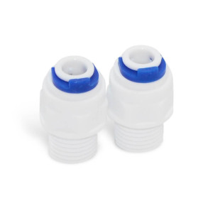 Appli Parts APWF-100PC Plastic Quick Coupling 1/4 in Fittings for in Line Water Filter fits APWF-100