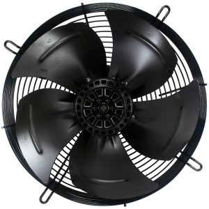 Appli Parts AXF-350-1 Extractor Axial 350 mm (13-3/4 pulg) 110V, 1 ph, 60 Hz, 180 W, 1550 rpm, Rango Temperatura -30 C a 60 C, incluye aspa y base tipo jaula