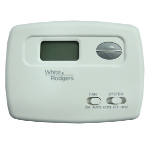 White Rodgers A/C Thermostat 1 Stage 24v Digital (Non Prog.)