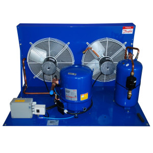 Danfoss OP-HGZ100D32Q Condensing Unit Microchannel Coil 8.5HP MBP 230V/3Ph/60Hz R134,R404,R507 2 Fans with Reciprocating Compressor MT100-3 114N3318