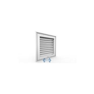 Rejilla de Retorno estandar aletas curvas a 45 grados, aluminio blanco 22in x 22in Vermont R45LB22.0022.00