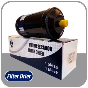 Appli Parts APFD-414S Filtro Secador 1/2 pulg para linea Liquido para Sistemas de Refrigeracion y aire acondicionado 414S ODF Soldable Universal Unidireccional 241mm Largo 89mm Ancho
