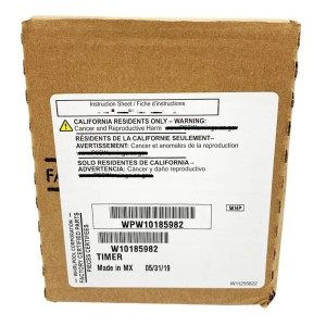 Whirlpool WPW10185982 Genuine OEM Dryer Timer  Fits: W10185982