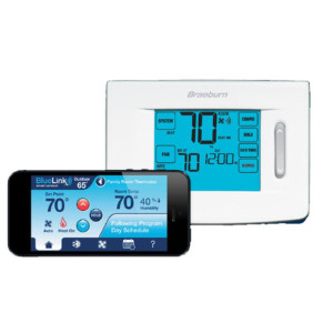 Termostato Braeburn 7305, 3h/2c 7 Dias, 5-2 Dias O No Programable Wi-Fi, C° / F°, Display 5", Smart Wi-Fi Termostato Braeburn 7305, 3h/2c 7 Dias, 5-2 Dias O No Programable Wi-Fi, C° / F°, Display 5", Smart Wi-Fi