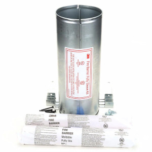 3M Fire Barrier Putty Sleeve Kit 12 In. Lenght  2 In.Diameter Steel DT200