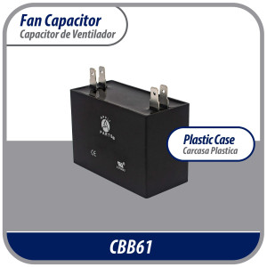 Appli Parts Fan Capacitor 2.5 mfd (microfarads) uf 250 VAC with 2 Terminal Connections compatible with any brand within the same range capacitance 1-1/2in Width 5/8in Depth 1-3/8in Height CAP-2.5-250