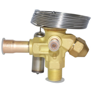 Danfoss 068Z3284 1/4 - 5.5TR Expansion Valve Body, TE 2, R22,R407C, 3/8x1/2 in, Flare x ODF, External Equalized, Bi-Flow, -40 to 50 F, Capacity determined by Orifice size Sold Separately, Identical Product 068Z3333