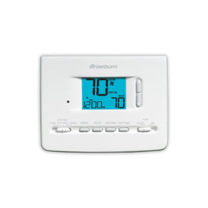 Termostato Braeburn 2220nc, 2h/1c 5-2 Day Programmable, C / F, Display 2" Termostato Braeburn 2220nc, 2h/1c 5-2 Day Programmable, C / F, Display 2"
