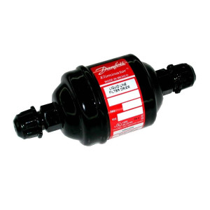 Danfoss 023Z5003 Filtro Secador 3/8pulg linea de Liquido para sistemas de aire acondicionado y refrigeracion DCL 053 Roscable 2.8-4.1tons Unidireccional 13.2cm Largo 5.8cm Ancho