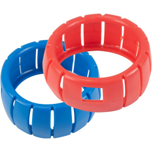 Appli Parts APMG-GBK 2.5 in Blue and Red Protective Gauge Boot Kit for Manifold Gauge Red for High pressure and Blue for Low pressure