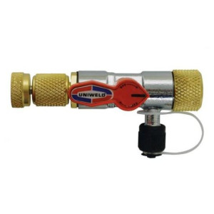 Uniweld MECT516 Valve Core Removal Tool for 5/16in with 1/4 port compatible with all Refrigerants MaxEvac MECT16 R-410 Mini Split