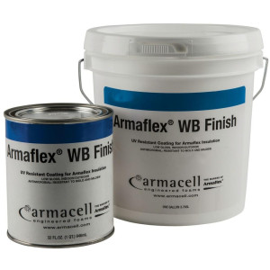 Armaflex Wb Finish 1 Gallon, White Paintable Insulation Coating (Water Base) WBF8530006