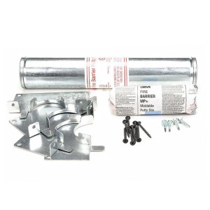 3M Fire Barrier Putty Sleeve Kit 12 In. Lenght 4 In.Diameter Steel DT400