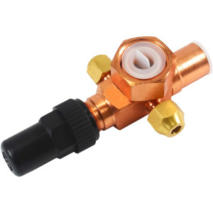 Appli Parts APRV-VA10 Rotolock Valve V10 1 in x 5/8 in ODF solder connection Universal replacement valve will work for refrigeration and air conditioning systems