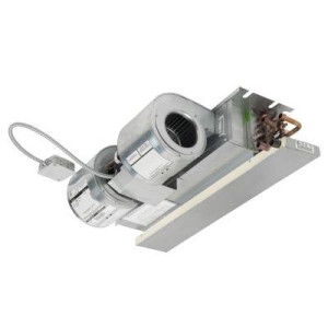 Fan coil First Co HBC (X) Fan Coil horizontal (sin carcasa) oculto 400 CFM Agua caliente Bobinas de tubo de cobre Respiraderos de aire manuales Inclinacion