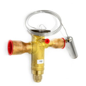 Danfoss 067N3152 4.5TR Thermostatic expansion valve, TGE, R410A,R32, 1/2x7/8 in Solder, ODF, 1/4 in Externally equalized, Bi-flow, -40 to 50 F replaces 067N3172
