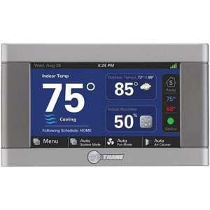 Termostato A.A. Trane Xl824 24v Digital Color Touchscreen 4.3" Wi-Fi Termostato A.A. Trane Xl824 24v Digital Color Touchscreen 4.3" Wi-Fi