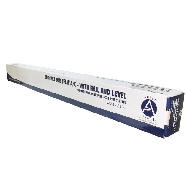 Appli Parts APAB-3160 Mini Split Wall Mounting Bracket, Heavy Duty Outdoor Support Up to 352 lbs. Fit 5000 to 36000 BTU Units, Includes Level Cross Bar, Anti Vibration Pads and Full Installation Kit Appli Parts APAB-3160 Mini Split Wall Mounting Bracket, Heavy Duty Outdoor Support Up to 352 lbs. Fit 5000 to 36000 BTU Units, Includes Level Cross Bar, Anti Vibration Pads and Full Installation Kit