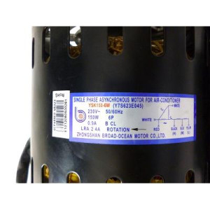 Motor Fan Coil Ecox MTA4-48CR YSK150-6W or YKSS-150-6-7 RoHS 202470790002 17400801000067