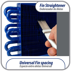 Appli Parts APT-FS352 Metal Fin comb straightener tool for condenser evaporator and radiator coil helps heat transfer increasing performance of air conditioner