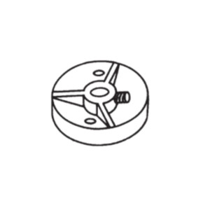 Metal Hub Adapt Hubless Fan Blades to Fit Standard Shafts 5/16" Bore Model 3001