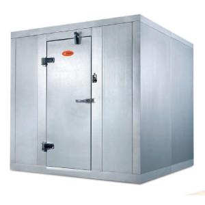 Oyon Walk-In Cooler With Floor, Door Location: W (6ft W X 8ft L X 7ft-7in H)