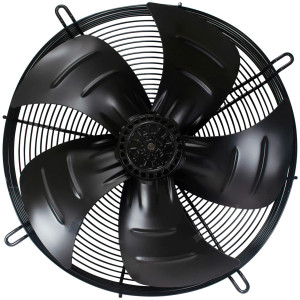 Appli Parts AXF-630-4 24-3/4 in Axial Fan Motor Guard Mounted Fan Blade 220-440V, 3Ph 50-60Hz, 900W, 1550rpm, Universal replacement for Cold Room Evaporators, Condensing Units, Work Temp -22F to 140F