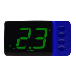 Electronic Control Full Gauge T-Core 110/220v 2 Sensors, 1 Digital Input, 4 Outputs, True-Rms Voltage Monitor Applications Beverage Display, Freezers, Refrigerated Display Cabinets, Cold Rooms