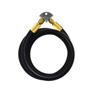 Manguera Uniwled Maxevac MEH5
72 (182cm) 1/2 MaxEvac Hose 3/8 Recta. x 1/4 Recta Negra Con MEHP