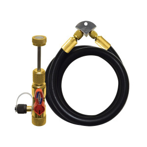 Uniweld MEBK14 Maxevac Kit Basico,72 pulg (182 cm), Manguera 1/2 pulg MaxEvac con Conexion 3/8 x 1/4, Negra, Removedor de Nucleo
