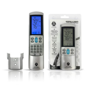 Appli Parts APRC-2000A Universal Air Conditioning Remote Control, 3 in Backlit LCD, Celsius and Fahrenheit, Sleep Function, Timer, 2,000 Frequencies 