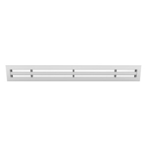 Linear Bar Diffuser White Aluminum with 3 Slots of 1in Separation 48in Lenght DLCLB480003 Vermont