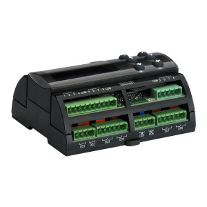 Danfoss AK-PC 551 Pack Controller 080g0281 Function: 2 Suction and common Condenser, Digital inputs (DI) pc: 8, Supply voltage VAC: 110 - 230, Communication type: MODBUS