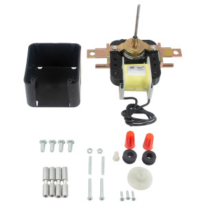 Supco SM998 Fan Motor Type 998 Universal Kit 220V 0.12A 1/200HP CW or CCW 3000rpm 1/8in by 2in breakable Shaft UL CSA Ref. NUV-998 APFM-998 90998