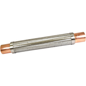 Appli Parts APVE-258 Antivibrador 2-5/8 pulg Soldable Eliminador de Vibracion 61cm Largo 300psi presion maxima de trabajo y 3.265psi presion de rotura