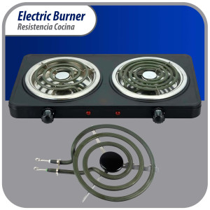 WB30K10002 Appli Parts Surface Burner Heating Element 3 turns, 6 in, 3 turn, 1250 W, 240 V, Replaces GE General Electric SP12YA, WB30K10002, SU201, TS3W6212, 404064, WB30K10005, 5303015716, 316439800, 318372210, WB30T10023, WB30T10075, 2391B, 5304431013, 