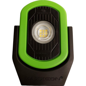 Maxxeon MXN00811, HiVis Green, 720 Lumens, USB Rechargeable LED Cyclops Workstar Work Light