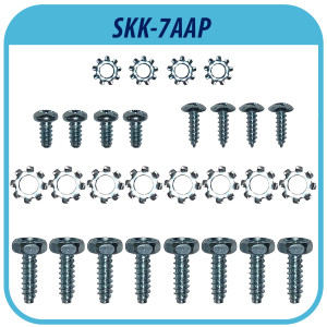 Appli Parts SKK-7AAP Stacking Kit Replacement Compatible with Samsung Washer Dryer Combo 27 in Front Load includes plastic base metal hinges and screws