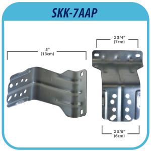 Appli Parts SKK-7AAP Stacking Kit Replacement Compatible with Samsung Washer Dryer Combo 27 in Front Load includes plastic base metal hinges and screws