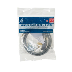 GE WX09X10006 Genuine OEM Range Stove Oven Power Cord Cord 4 Feet 40 Amp 3 Wires 125-250v 
Fits: WX9X5 WX9X6 WX9X6DS PM9X6