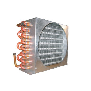 Condensador Oyon OCA-93 1/3Hp 27 Tubos (9x3) para Aspa 1x250mm Conexion 3/8x3/8
