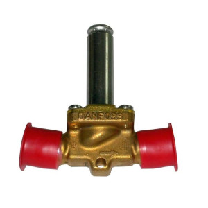 Danfoss 032F8095 Solenoid Valve 1/2 in Flare EVR10 Only Body, Normally Closed Replace 032F1215 